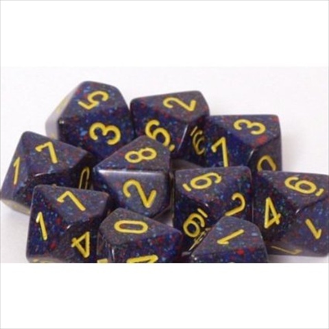 Picture of Chessex Manufacturing 25166 Twilight Speckled - Ten Sided Die D10