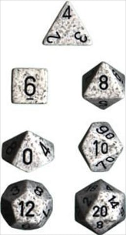 Picture of Chessex Manufacturing 25311 Arctic Camo Speckled Polyhedral Dice Set Of 7