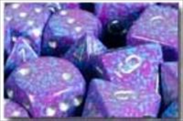 Picture of Chessex Manufacturing 25347 Silver Tetra Speckled Polyhedral Dice Set Of 7