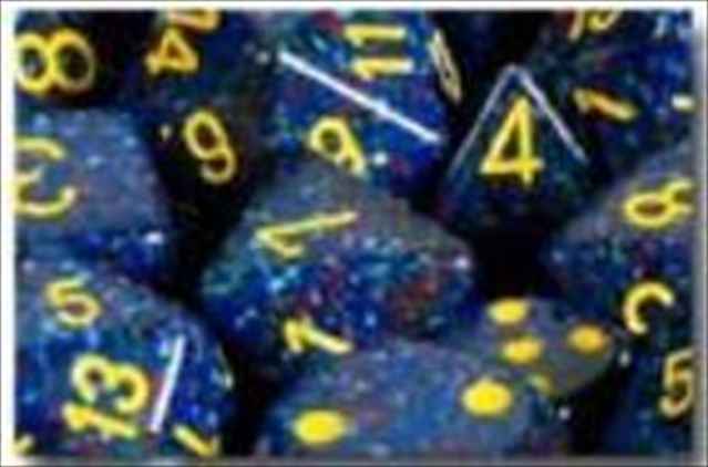 Picture of Chessex Manufacturing 25366 Twilight Speckled Polyhedral Dice Set Of 7