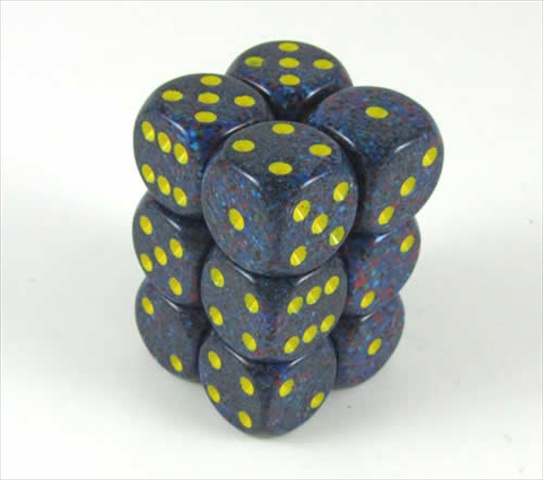 Manufacturing 25766 Twilight Speckled - 6 Sided 16 mm Dice Set Of 12