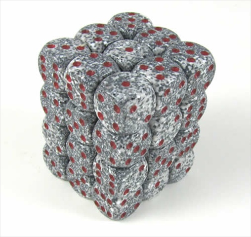 Manufacturing 25920 Granite Speckled - 6 Sided 12 mm Dice Set Of 36