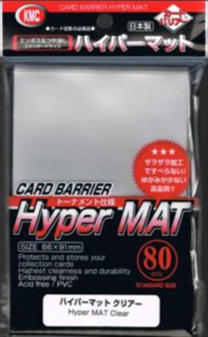 Picture of KMC Sleeves HM1515 Deck Protectors Hyper Matte Clear&#44; Pack - 80