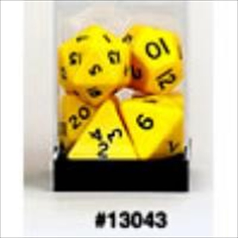Koplow 13043 7-Set Cube Jumbo Pl Yellow Black