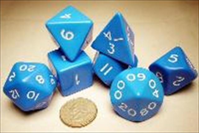 Koplow 13321 7-Set Jumbo Htube - Blue & White