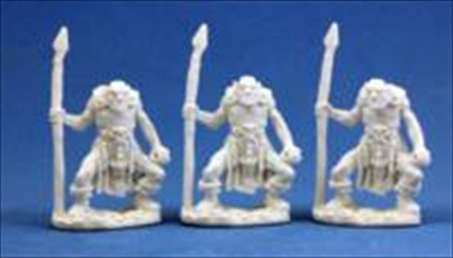 Picture of Reaper Miniatures 77003 Bones - Orc Spearmen Set Of 3