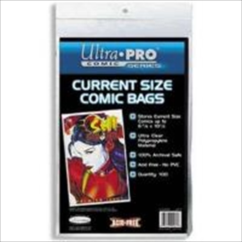 Picture of Ultra Pro 81975 Comic Bag Current- 100