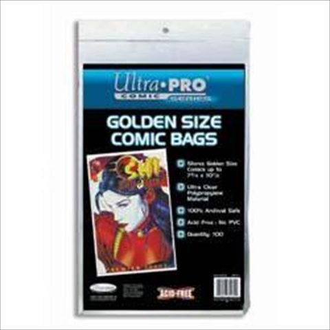Picture of Ultra Pro 81977 Comic Bag Golden&#44; 100
