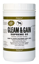 Picture of Adeptus Solid Wood Nutrition 20121 Gleam &amp; Gain Supreme For Horses 3 lbs.