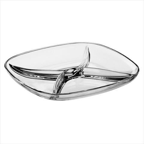 Picture of Majestic Gifts E60153-US Fenice 9.8 in. High Quality Glass 4 Section Relish Dish