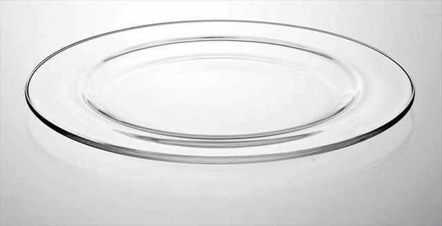 Picture of Majestic Gifts E62733-US Rialto 11 in. High Quality Glass Versus Plate- case of 6
