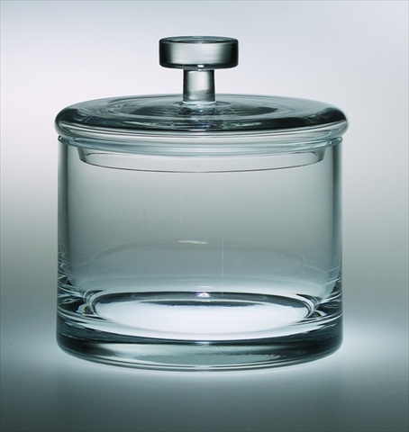 Picture of Majestic Gifts T-201 Classic clear 6 in. High Quality Glass Cookie Jar