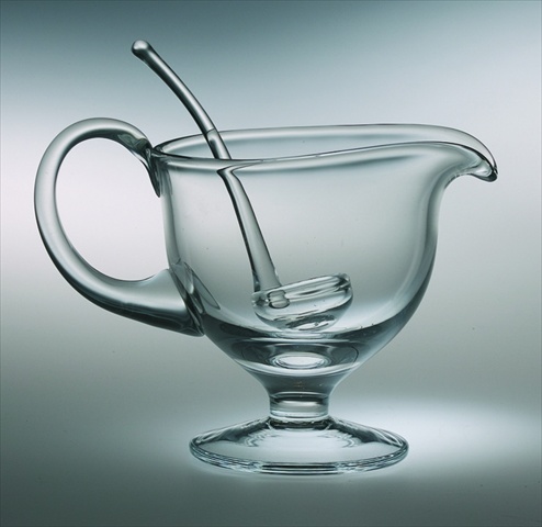 Picture of Majestic Gifts T-302 Classic clear 5.5 in. High Quality Glass Sauce Bowl With Spoon