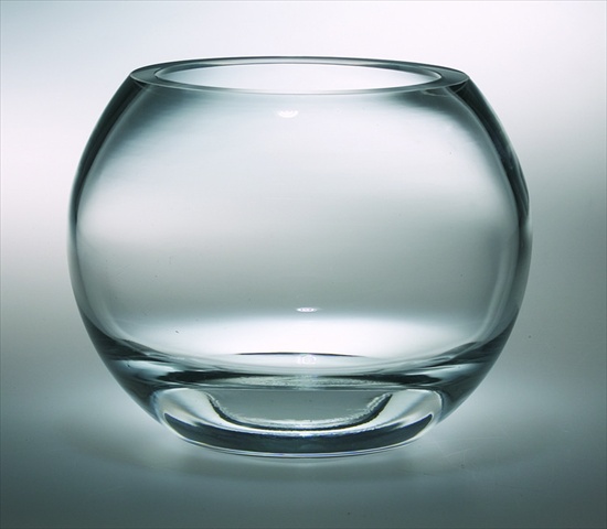 Picture of Majestic Gifts T-403 Classic clear 7 in. High Quality Glass Thick Rose Bowl