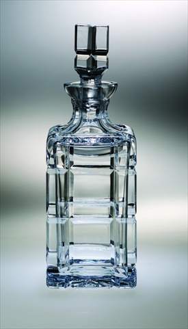 Picture of Majestic Gifts BL-153 Blossom 28 oz. Crystal Square Decanter