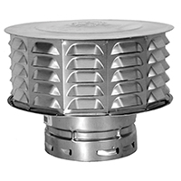 Picture of American Metal 6ECW 6 In. Vent Cap - 2 Wall