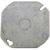 724 4 in. Oct Blank Cover With .5 KO