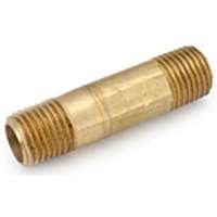 Picture of Anderson Metal 736113-0424 .25 x 1.5 In. Brass Pipe Nipple