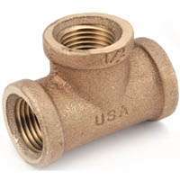 Picture of Anderson Metal 738101-08 .5 In. MPT Tee Brass