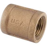 1-1/4 in. FPT in. X 1-1/4 in. D FPT Red Brass Coupling