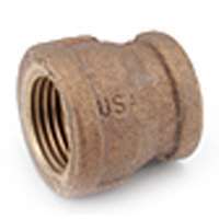 Picture of Anderson Metal 738119-1206 Brass Reducing Coupling .75 x .37 In.