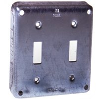 Picture of Raco 803C 4 In. Sq Two Toggle Cover