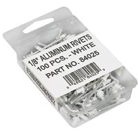 84025 White Rivet .12 In.