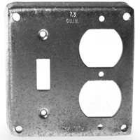 Electrical Box Cover, Square Box Type, Square, Toggle & Duplex Cover