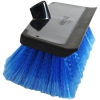 10 in. W Soft Bristle Rubber Handle Water Flow Brush