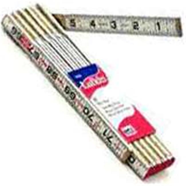 Lufkin 6494389 6 ft. x .62 In. 2-Way Wood Folding Rule