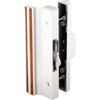 Sliding Door Handle Set Aluminum White