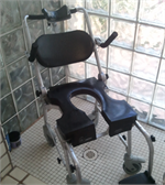 Picture of GO-Anywhere CS-A Commode Adjustable Shower Chair- Black