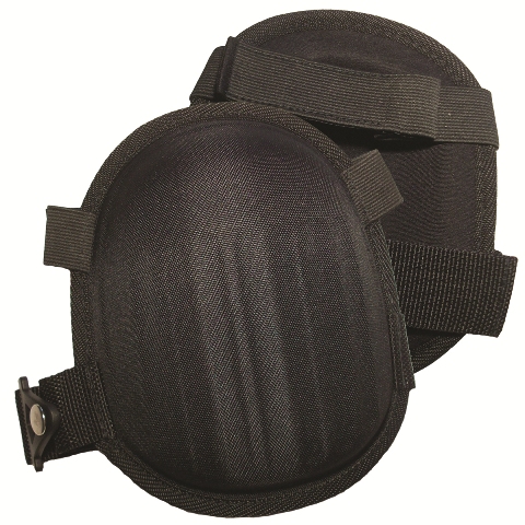Knee Pad Inserts, Soft, Gel Pad, Ballistic Nylon Cap, hook-and-loop Closure, 1 Straps, Black