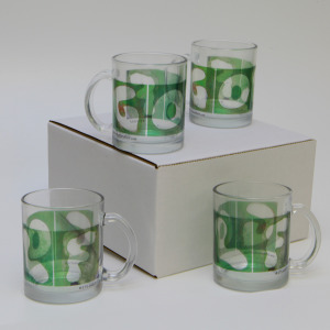 Picture of In the Sand Golf 11 Oz. Clear Glass Golf Mugs - Set Of 4