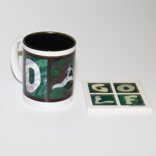 Picture of In the Sand Golf 11 Oz. Dad Mug Plus Golf Coaster