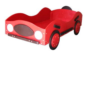 Picture of Just Kids Stuff New Style Race Car Toddler Bed Red