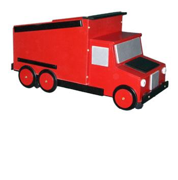 Picture of Just Kids Stuff Dumptruck Toy Chest Red
