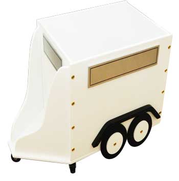 Picture of Just Kids Stuff Horse Trailer Toy Box