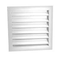 DA1824W White Aluminum Dual Louvers- 18 x 24 In -  Ll Building Products, 6247365