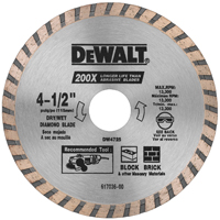 Picture of DeWalt DW4725 4.5 in. High Perf Masonry Blade