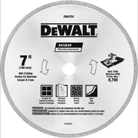 Picture of DeWalt DW4791 7 in. Tile Blade