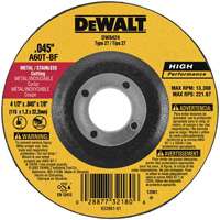 Picture of DeWalt DW8424 4.5 x 0.88 Depres Center Wheel