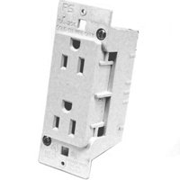 E-120C White Duplex Receptacle