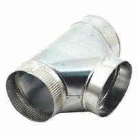 GV0895-7-304-EZ 7 x 7 x 7 in. Galvanized Tee 26 Gauge