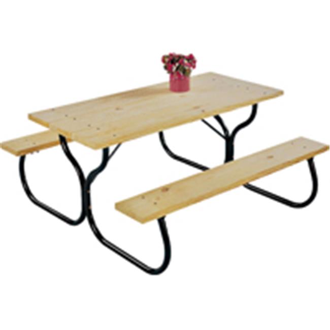 Worldwide Sourcing FC-30 Picnic Table Frame Kit- Black
