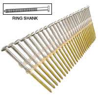 20Deg Plastic Strip Hop-Dipped Galvanized Full Round Head Framing Stick Nail 3''x.120'', 2500 Ct.