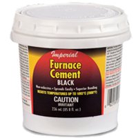 Imperial Manufacturing KK0077-A 8 Oz. Furnace Cement Black