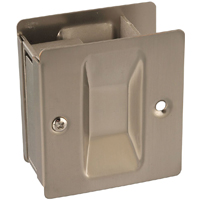 N326-306 Pocket Door Pull, Satin Nickel