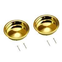 N6765 1.75 in. Brass Round Mortise Pull
