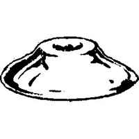 PP20290 Chrome Flange, 0.37 x 0.5 In.